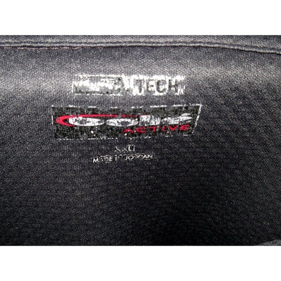 Bolle‎ Active Tech Men's LS Textured Shirt 1/4 Front Zip Mock Neck Gray XXL - Picture 2 of 3